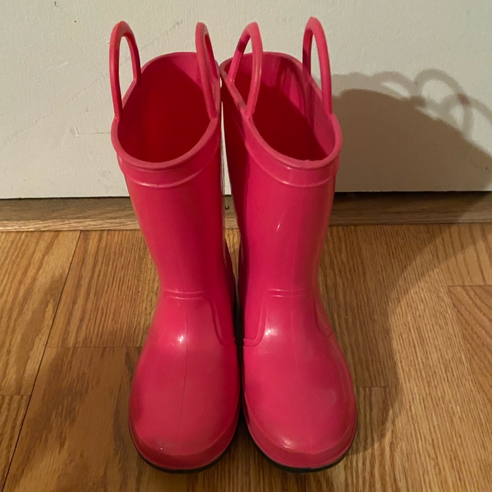 Skadoo 10 toddler pink rain boot